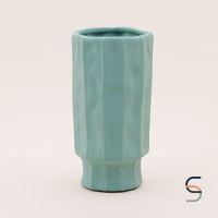 SARABARN Morandi Glazed Table Vase | แจกัน แจกันเซรามิก แจกันเคลือบสี สีเขียว