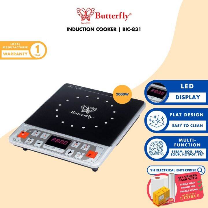 butterfly induction stove 2000w