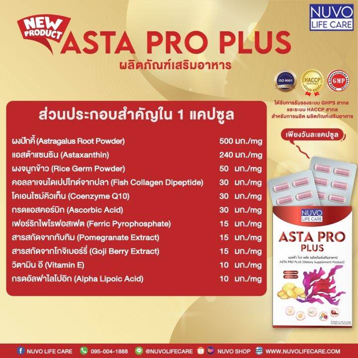 asta-pro-plus-set-d-4-กล่อง-วิตามิน-astaxanthin-6-mg-ผสม-coq10-น้ำมันจมูกข้าว-คอลลาเจน-ช่วยต้านอนุมูลอิสระ-บำรุงสุขภาพ-ช่วยเรื่องผิวลดเลือนริ้วรอย