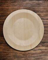 ECO - round plate  ecological Disposable tableware cutlery ecofriendly