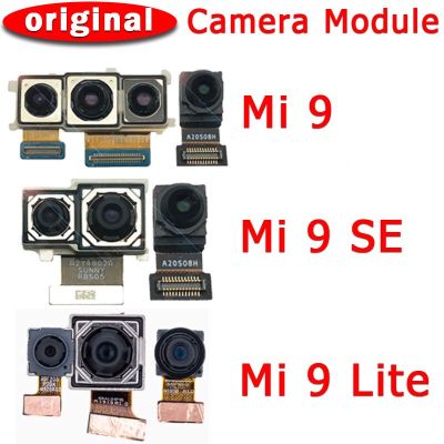 กล้องด้านหน้าและด้านหลังดั้งเดิมสําหรับ Xiaomi Mi 9 Mi9 SE Lite 9SE กล้องหันหน้าไปทางหลักโมดูล Flex Cable อะไหล่ทดแทน