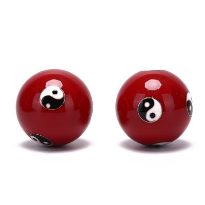 Baoding Balls Relaxation Therapy Yin Yang Handballs Chinese Health Daily hand finger Exercise Fitness Balls Stress Relief