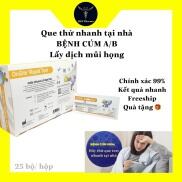 Bộ test Cúm A, cúm B, kit test Nhanh Influenza A BOnesite MỸ Cúm Type A&B