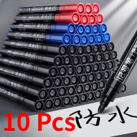 10 Pcs/Set Oily Waterproof Permanent Fine Point Paint Color Marker Pens for Tyre Markers Signature Pen Stationery Art Supplies