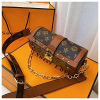 ▣ Female old flower drum bag the spring of 2022 new fashionable western style one shoulder inclined web celebrity joker pillow restoring ancient ways