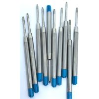 10pcs 1MM Metal Ballpoint Pen Refills DIY Blue Black Ink Medium Roller Ball Pen Office School Stationery Gift Dropshipping Pens