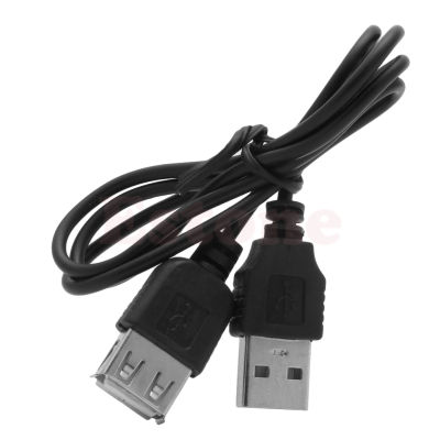 USB 2.0 Type A สายเคเบิลต่อขยายชาย-หญิงอะแดปเตอร์สายไฟ USB Extender ความเร็วสูงการเปลี่ยนสายการถ่ายโอนข้อมูล