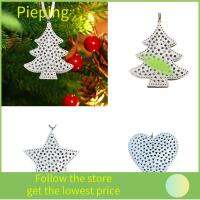 PIEPING ใหม่ ของที่ระลึก หัวใจ คัตเอาท์โลหะ ต้นคริสต์มาส เครื่องประดับคริสต์มาส สุขสันต์วันคริสต์มาส