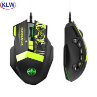 10000DPI USB Wired gaming mouse 7 gears ergonomic 12-key RGB backlight hardware press game mouse mice for PC computer pubg