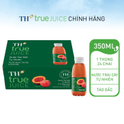 Thùng 24 chai nước táo gấc tự nhiên TH True Juice 350ml 350ml x24