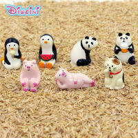 Decole Series หมูแมว Panda Bear Penguin Cat Cat รุ่น Miniature Figurine Home Garden Action Figures ตกแต่งสาวของเล่น Gift