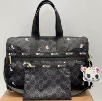 LeSportsac tide cartoon ins doll joint series helical boarding overnight bag bag fashion 7184