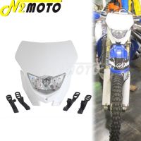 Blue Black White Motocross Supermoto Headlight Enduro Dirt Bike Head Light Mask for Yamaha WR 250 400 426 450 YZ TTR WR XT MX