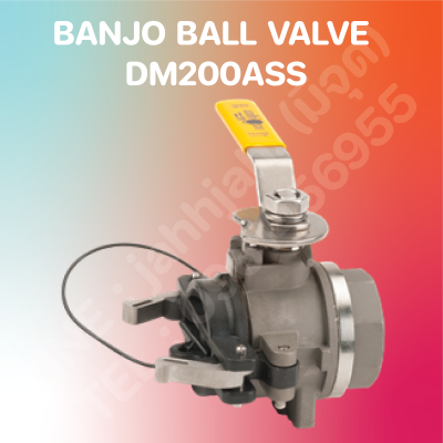 บอลวาล์ว แบนโจ พรีออเดอร์ Ball Valve BANJO 2" DM200ASS Preorder