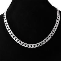 【CW】Fashion Simple Men Twist Oblate Wide Chain Necklace Party Jewelry Birthday Gift 2020