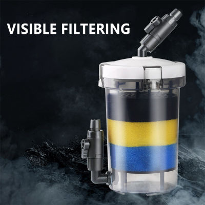 Aquarium Fish Tank External Filter Bucket Canister Ultra Silent Pump Tool Fry Shrimp Nano Fish Tank Pond Filter