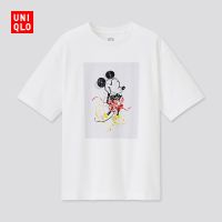 ผ้าฝ้ายแท้เสื้อยืดผ้าฝ้ายพิมพ์ลาย Uniqlo Art สําหรับผู้ชายและผู้หญิง Ut439989S-3XL  KED9