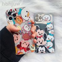 คำศัพท์เกี่ยวกับการ์ตูนดิสนีย์มิกกี้มินนี่ Apple เคสโทรศัพท์มือถือ12 Huawei P40OPPO Xiaomi Vivo All-Inclusive Edge Soft Girl