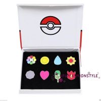 IHT-Cosplay POKEMON Gym Badges in Indigo League Set