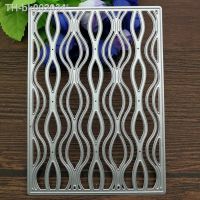 ❍▪ wavy rectangle frame background Metal Cutting Dies Stencils For Card Making Decorative Embossing Suit Paper Cards Stamp DIY