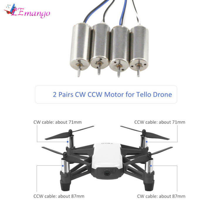 LE【ready stock】Universal Motor CW/CCW Motors for DJI Tello Mini ...