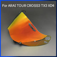 หมวกกันน็อค Visor สำหรับ ARAI ทัวร์ CROSS3 TX3 XD4หมวกกันน็อครถจักรยานยนต์วิสัยทัศน์เลนส์กรณีสำหรับ CROSS3หมวกกันน็อคเลนส์กระจกอุปกรณ์เสริม Moto