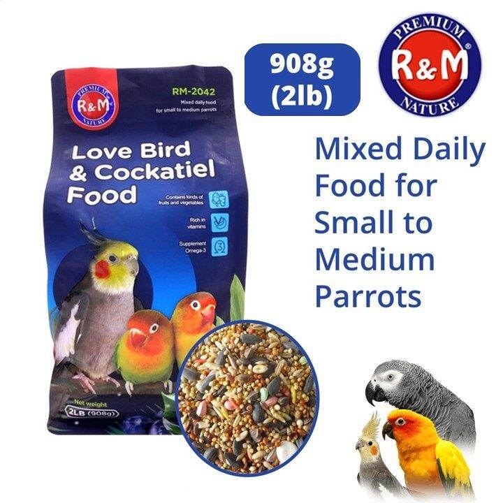 R&M Love Bird & Cockatiel Food 908g / Bird Food Lazada