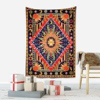 Aesthetic Tapestry Wall Hanging Boho Hippie Room Decor Psychedelic Celestial Sun Moon Wall Tapestry Dorm Bedroom Decoration Home