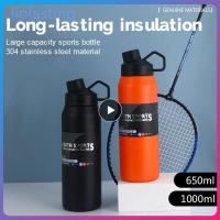 Vacuum Kettle Water Bottle Insulation Cup Stainless Steel Portable 1000Ml Thermal Mug Coffee Cups Travel Sports Mug With Handle