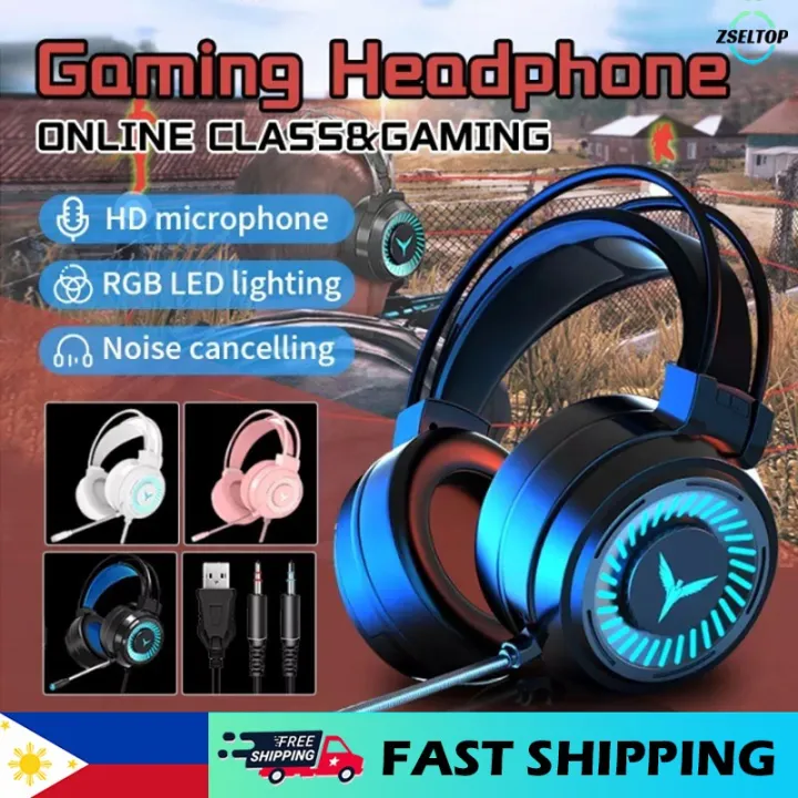 Zseltop G60 Wired Gaming Headphone Surround Sound Stereo Wired