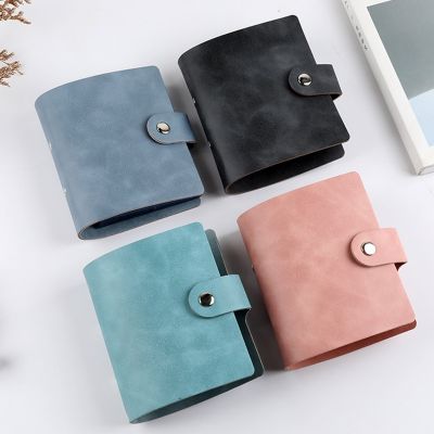 Leather Compound Photo Album 3 Inch Mini K-pop Star Card Collect Book Photocard Holder Name Card Photo Album Card Storage Case