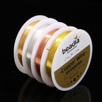 1 Roll/lots (0.2mm-1mm) Resistant Strong Alloy Copper Wire DIY Craft Beads Cord Copper Wires Beading Wire For Jewelry Finding