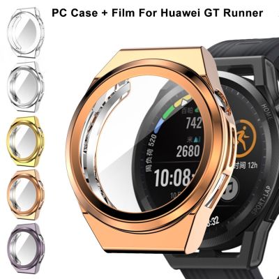 ☎ Dla Huawei zegarek GT Runner miękka ochronna pokrywy skrzynka TPU pełny ekran Protector powłoki poszycia przypadki dla Huawei GT Runner 46mm