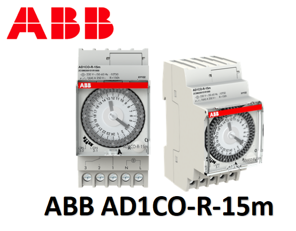 ABB AD1CO-R-15m 2CSM208151R1000 Time Switch 24HRS | Lazada