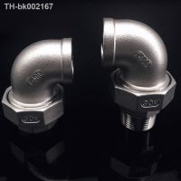 ✗♦ 304 Stainless Steel Elbow 1/4 3/8 1/2 3/4 1 1-1/4 1-1/2 2 BSPT Female Male Live Joint Water Gas Oil Water Pipe Fittings