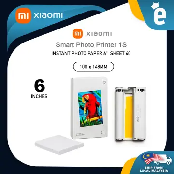 Xiaomi Mijia Photo Printer 1S High Definition Color Sublimation 3/6 Inch  Portable Photo Paper Portable Smart APP Remote Printer