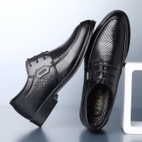 ☜  Summer new male sandals hollow out leather sandals mens shoes in 2022 air hole hole business casual shoes dress tide