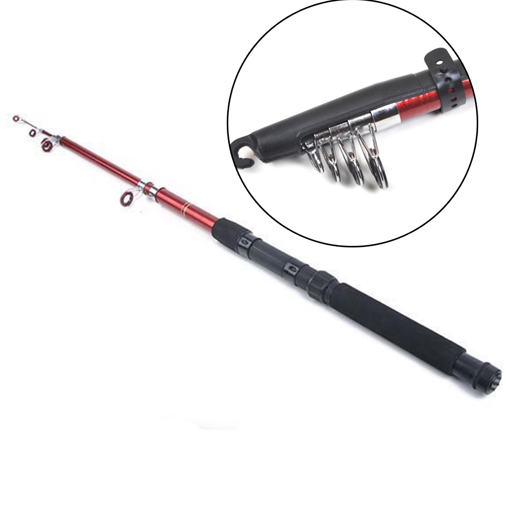 2.1m 2.3m Sea Pole Retractable Telescopic fishing rod Pen Pole Carbon Fiber 540 