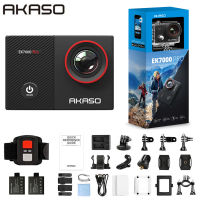 AKASO 4K Action Camera EK7000 Pro Touch Screen กล้องกีฬา EIS ปรับมุมมองได้40M กล้องกันน้ำรีโมทคอนล