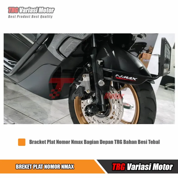 Breket Plat Nmax Pangkon Plat Nmax Bracket Plat Nomor Nmax Bagian Depan