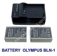 PS-BLN1  BLN-1  BLN1 แบตเตอรี่  แท่นชาร์จ  แบตเตอรี่พร้อมแท่นชาร์จสำหรับกล้องโอลิมปัส Battery  Charger  Battery and Charger For Olympus OM-D E-M1, OM-D E-M5, OM-D E-M5 Mark II, OM-D E-P5, Pen-F BY PRAKARDSAKDA SHOP