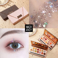 อายแชโดว์ Mack Andy Eyeshadow Palette 14 colorsพาเลททาตาอายแชโดว์ 14 สี เนื้อแมท ประกายชิมเมอร์และกลิสเตอร์ เนื้อดีมาก กันน้ำกันเหงื่อ ติดทน ลุคสาวเกา