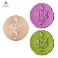 Wax Seal Stamp Round Antique Flower Sealing Wax Stamp Head DIY Hobby Tools