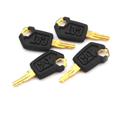 Qinyu ใหม่ 4PCS อุปกรณ์หนักจุดระเบิด Loader Dozer Key สำหรับ Caterpillar 5P8500 แมว 0 0