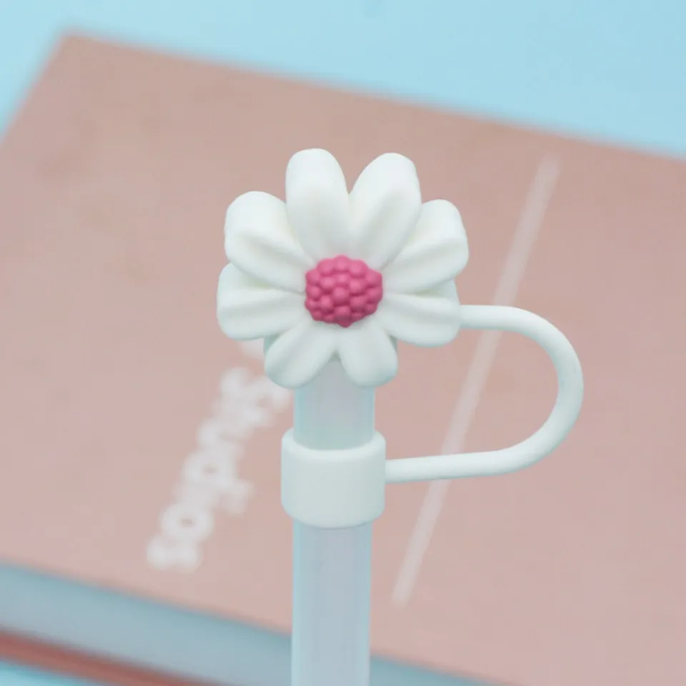 10Pcs Flower Straw Topper Fitting for Stanley Straw Covers