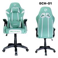 SB Design Square Gearmaster เก้าอี้เล่นเกม Gaming Chair รุ่น Gch-01 Green (51x41x120 CM)