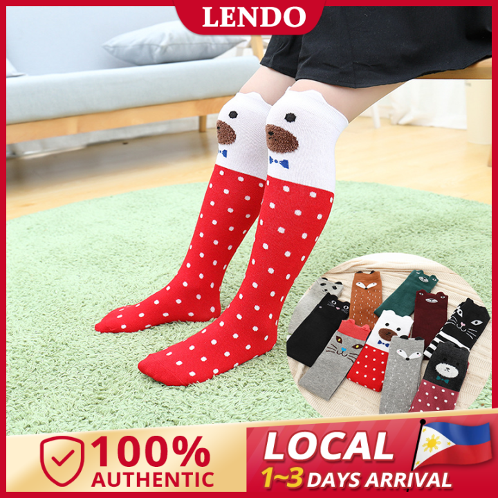 Baby Girl Cute Kneehigh Socks Cotton Dancing Socks Baby Stockings