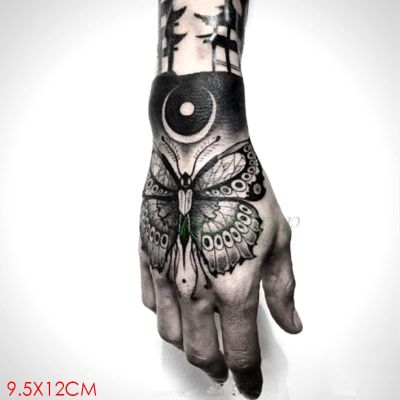 hot！【DT】♘  Temporary Sticker butterfly insect Fake Tatto Flash Tatoo Hand Arm art Tattoos for Men