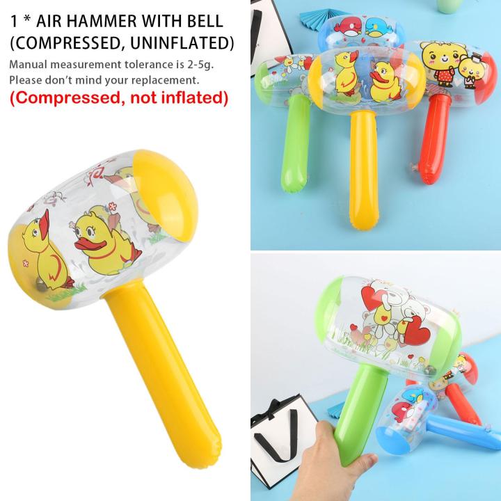 random-color-childrens-toy-inflatable-small-hammer-with-water-props-cartoon-small-toys-balloon-inflatable-hammer-game-pool-bell-s9w9