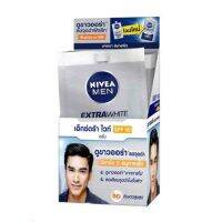 นีเวียเมน Nivea Men Extra White 10x Effect ลดจุดดำฝังลึก ขาวออรา ปกป้องผิวจากแสงแดดด้วยเซรั่ม SPF 50+++ ขนาด8ml/ซอง (แพ็ค 6 ซอง)